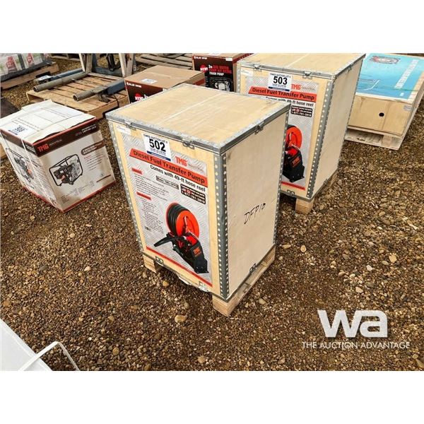 (UNUSED)TMG DIESEL TRANSFER PUMP WITH 49 FT. HOSE