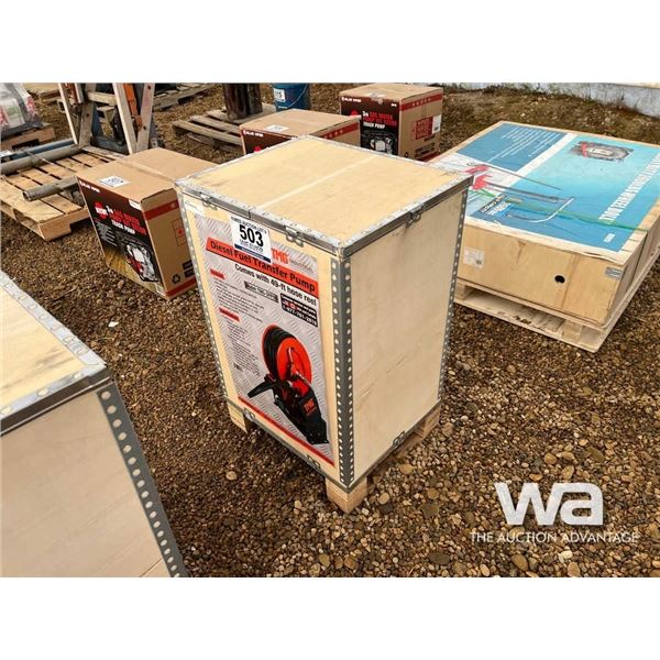 (UNUSED)TMG DIESEL TRANSFER PUMP WITH 49 FT. HOSE