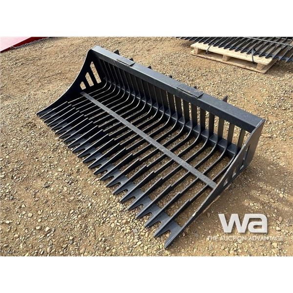 (UNUSED) 72" SKID STEER ROCK BUCKET