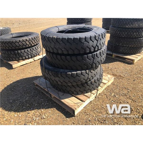 (4) LONGMARCH LM 306 11R24.5 TRUCK DRIVE TIRES