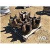 Image 2 : (4) DAYTON 6 SPOKE 24.5 TRAILER HUBS & DRUMS