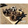 Image 4 : (4) DAYTON 6 SPOKE 24.5 TRAILER HUBS & DRUMS