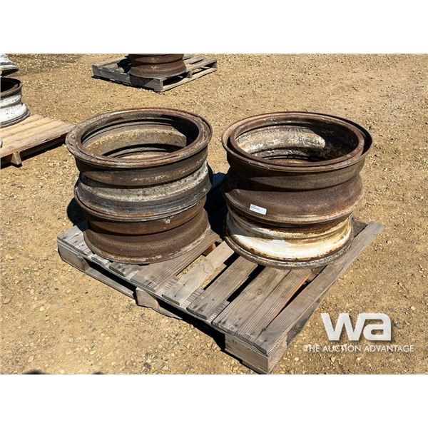 (4) DAYTON 24.5 TRUCK RIMS