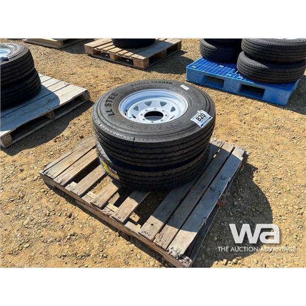 (2) GRIZZLY 235/85R16 TRAILER TIRES