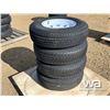 Image 3 : (UNUSED) (4) GRIZZLY 225/75R15 TIRES & RIMS