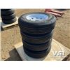 Image 4 : (UNUSED) (4) GRIZZLY 225/75R15 TIRES & RIMS