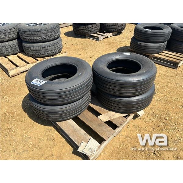(UNUSED) (4) TREADURA IMPLEMENT 9.5L-15 TIRES