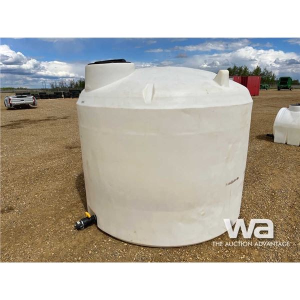 1,250 GAL. POLY WATER TANK