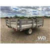 Image 3 : 2011 RAINBOW 8 X 10 FT. T/A FLATDECK TRAILER