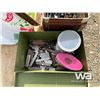 Image 7 : DRILL BITS, SOCKET SET, TOOL BOX WITH TOOLS