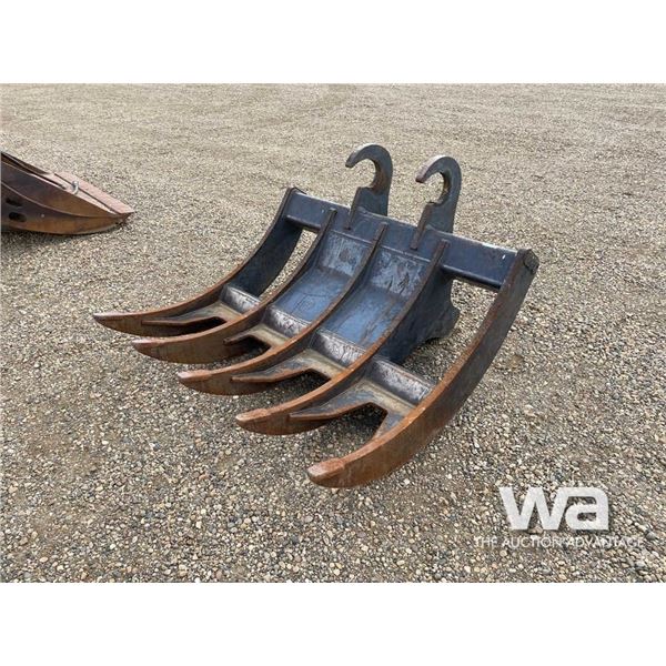 WELDCO BEALS 66 IN. EXCAVATOR BRUSH RAKE