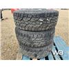 Image 8 : (3) WILD COUNTRY LT265/70R17 TIRES & RIMS