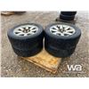 Image 1 : (4) NOKIAN 275/55R20 STUDDED TIRES & RIMS