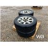 Image 4 : (4) NOKIAN 275/55R20 STUDDED TIRES & RIMS