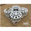 Image 4 : (4) DENALI 8 HOLE 20" TIRE RIMS