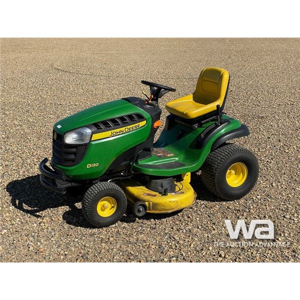 2016 JOHN DEERE D130 42 IN. RIDE ON LAWN MOWER