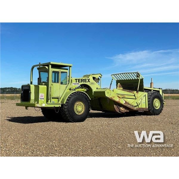 1985 TEREX TS-14B MOTOR SCRAPER