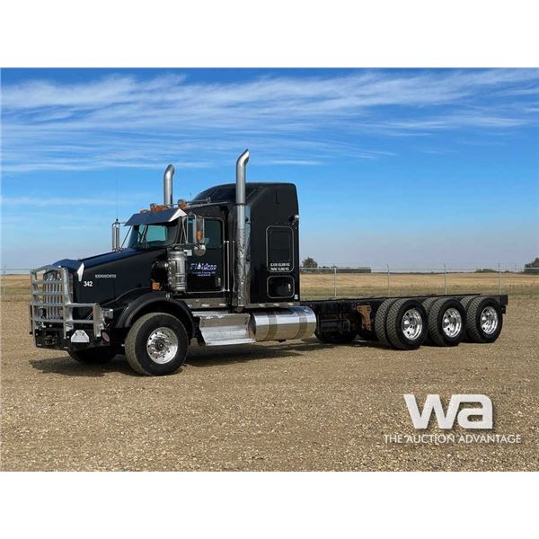 2017 KENWORTH T800 TRI-DRIVE CAB & CHASSIS