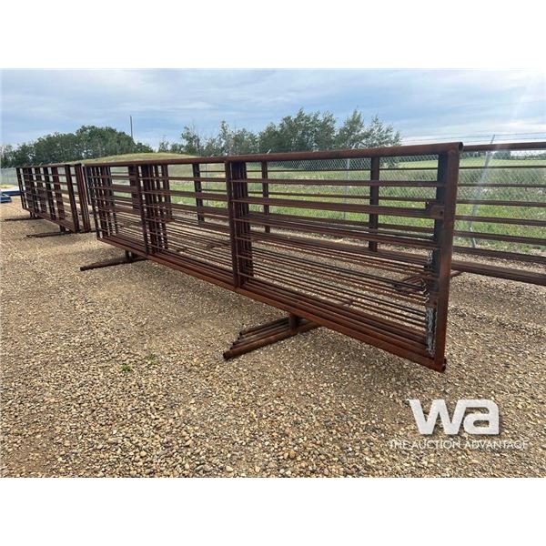 (5) FREESTANDING 6 X 24 FT. LIVESTOCK PANELS