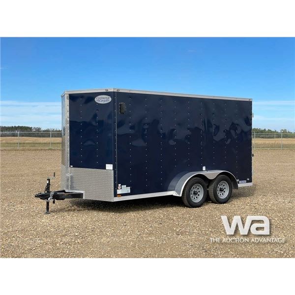 2021 CONTINENTAL CARGO 14 FT. T/A ENCLOSED TRAILER