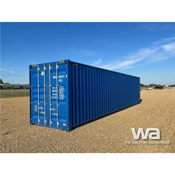 2022 TMG 8 X40 FT. SHIPPING CONTAINER