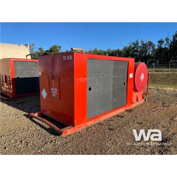 2003 STAMFORD 67.5 KVA SKID MOUNTED GEN SET