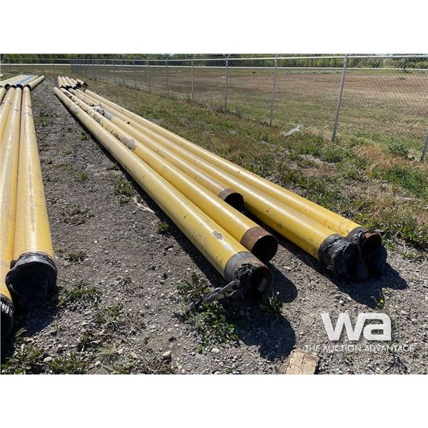 (5) PCE. 10 x 60 FT. YELLOW JACKET PIPE
