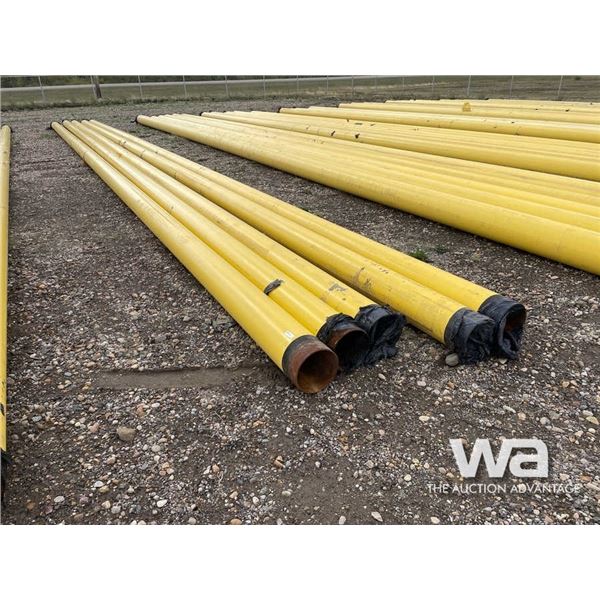 (5) PCE. 10" X 60 FT. YELLOW JACKET PIPE