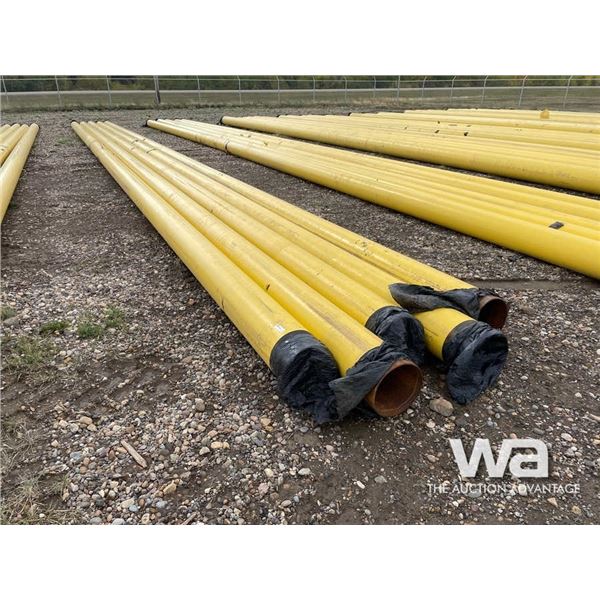 (5) PCE. 10" X 60 FT. YELLOW JACKET PIPE