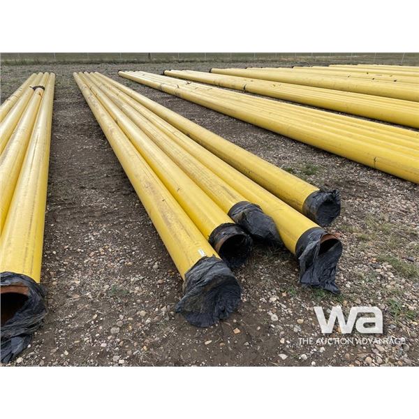 (5) PCE. 10" X 60 FT. YELLOW JACKET PIPE