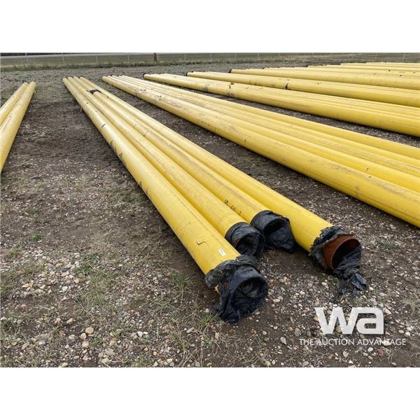(4) PCE. 10" X 60 FT. YELLOW JACKET PIPE