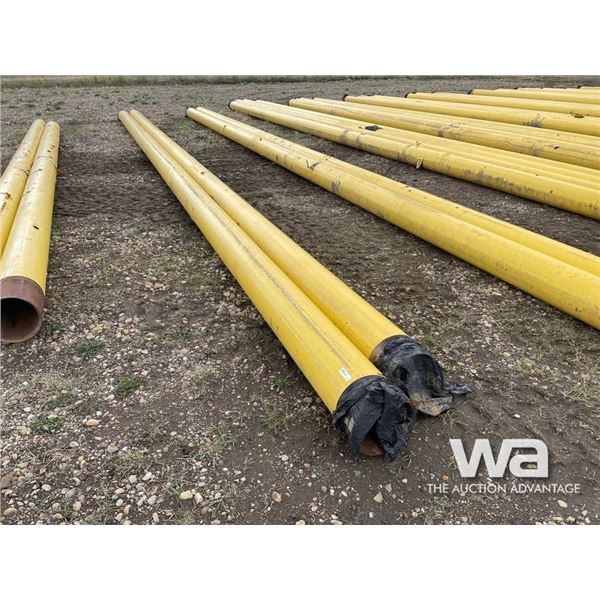 (2) PCE. 10" X 42 FT. YELLOW JACKET PIPE