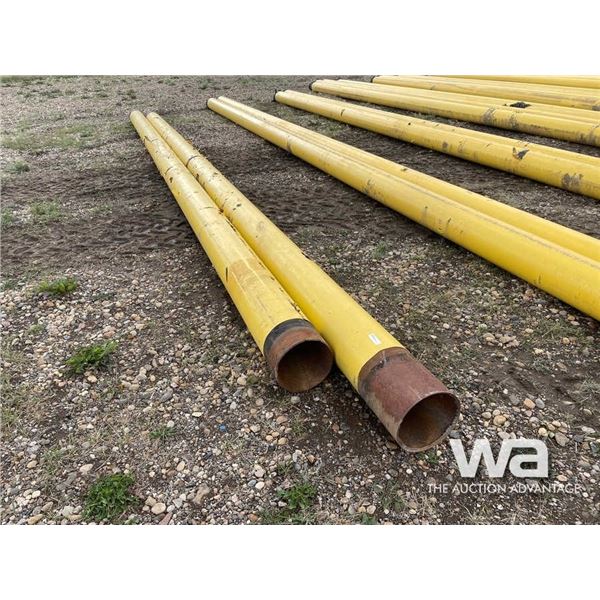 (2) PCE. 10" X 31 FT. YELLOW JACKET PIPE