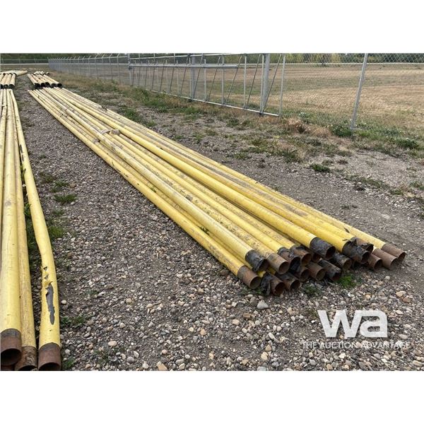 (20) PCE. 4 1/2 X 60 FT. YELLOW JACKET PIPE