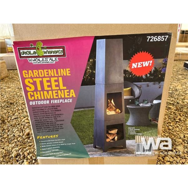 (UNUSED) GARDENLINE STEEL CHIMNEY FIREPLACE