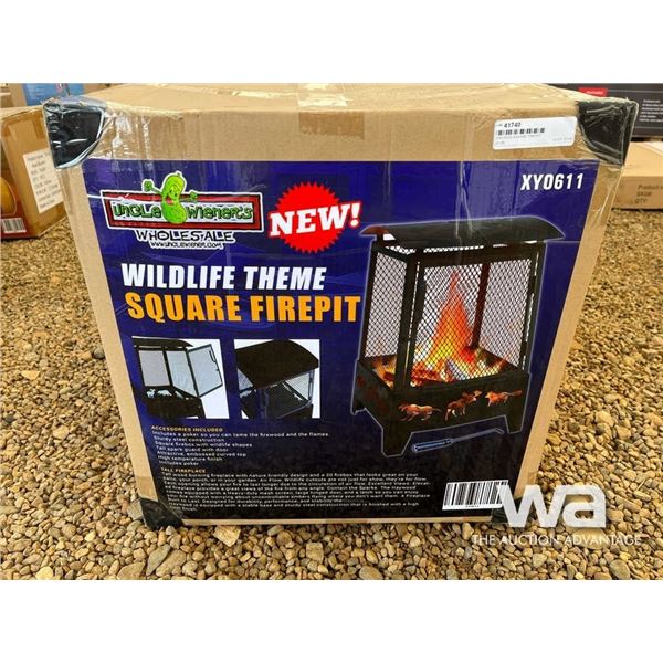 (UNUSED) SQUARE FIREPIT