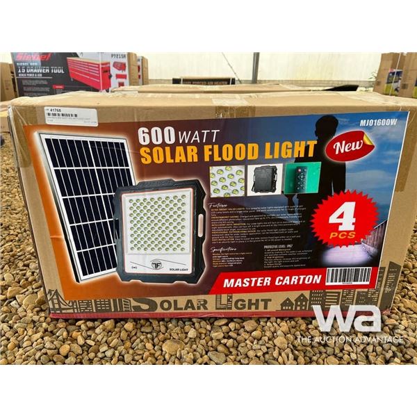 (UNUSED) 600 WATT SOLAR FLOOD LIGHT