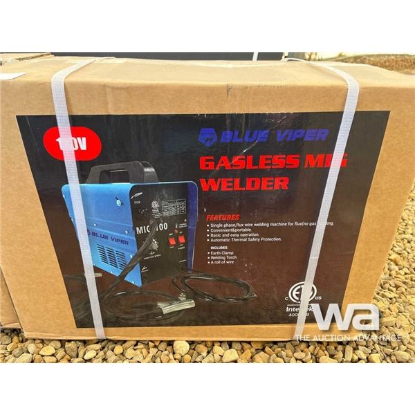 (UNUSED) BLUE VIPER GASLESS MIG WELDER