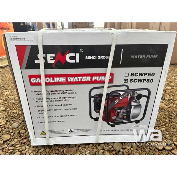 (UNUSED) SENCI SCWP80 GASOLINE WATER PUMP