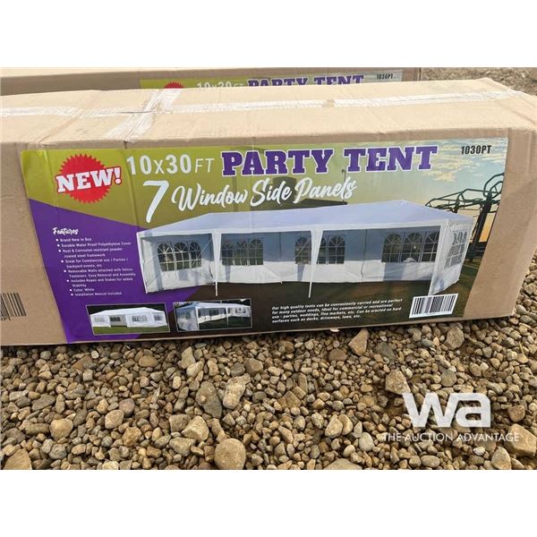 (UNUSED) 10X30 FT. PARTY TENT