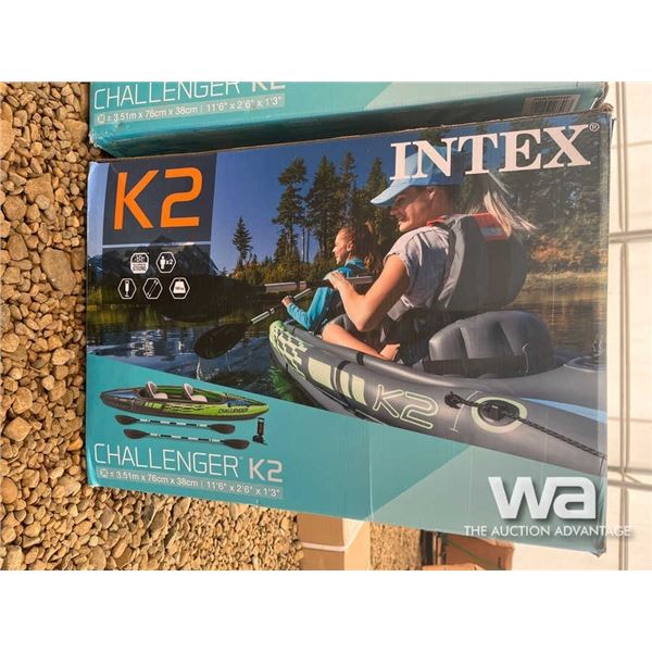 (UNUSED) INTEX CHALLENGER K2 INFLATABLE KAYAK