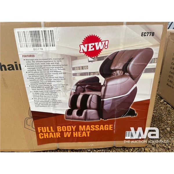 (UNUSED) FULL BODY MASSAGE CHAIR W/HEAT