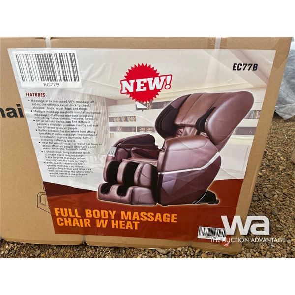 (UNUSED) FULL BODY MASSAGE CHAIR W/HEAT