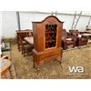Image 6 : WOOD DINING ROOM TABLE SET
