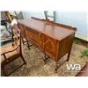 Image 9 : WOOD DINING ROOM TABLE SET