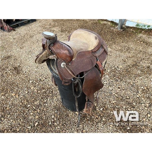 H.S. LEBMAN 15.5" WESTERN SADDLE