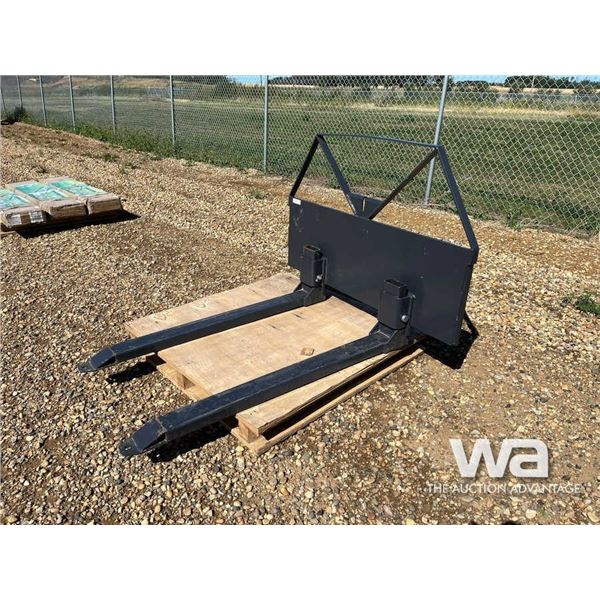 (UNUSED) SKID STEER PALLET FORKS