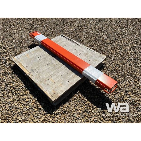 (UNUSED) 72" FORKLIFT FORK EXTENSIONS