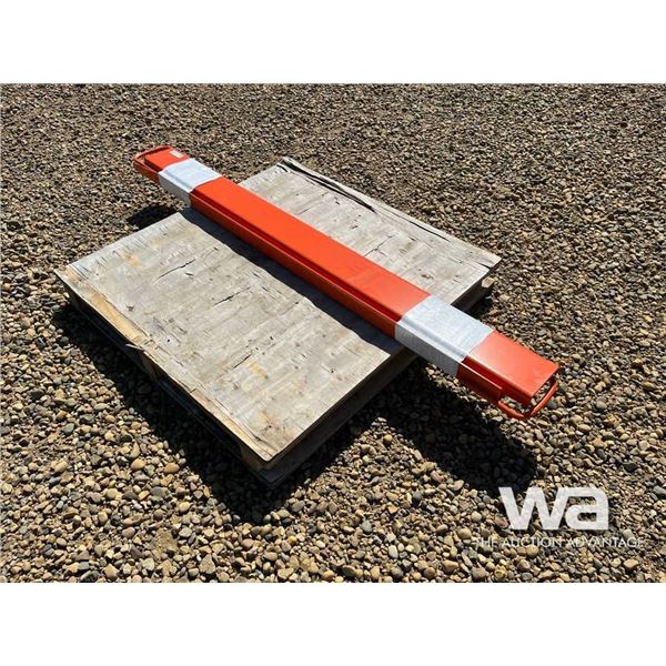 (UNUSED) 72" FORKLIFT FORK EXTENSIONS