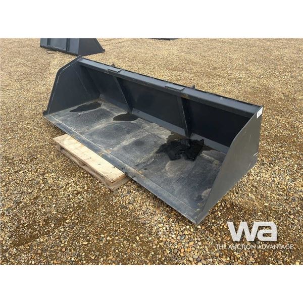 (UN-USED) 102" SKID STEER SNOW BUCKET